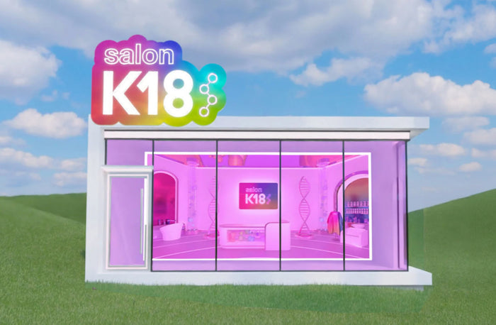 step into our NEW K18 virtual salon game