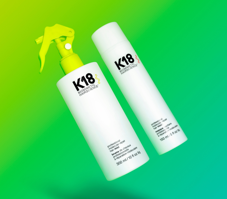K18 Mascarilla reparadora sin enjuague, tratamiento de velocidad de 4  minutos, renueva el daño del cabello por el color, el calor de los  servicios